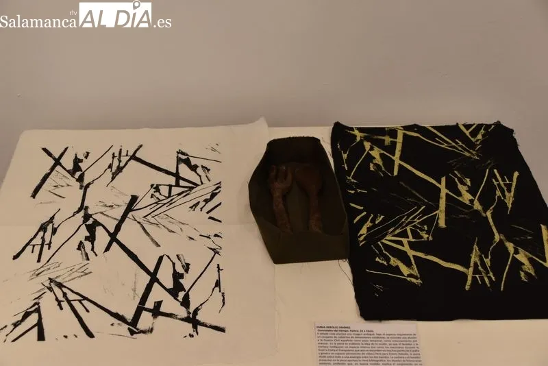La Sala Unamuno acoge una exposición con los mejores trabajos de la última edición del certamen 'Arte Joven' de Castilla y León. Foto de Vanesa Martins