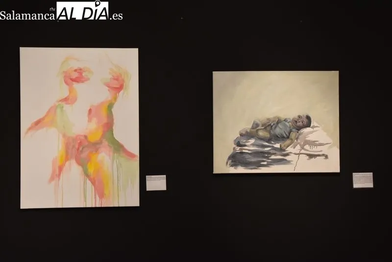 La Sala Unamuno acoge una exposición con los mejores trabajos de la última edición del certamen 'Arte Joven' de Castilla y León. Foto de Vanesa Martins