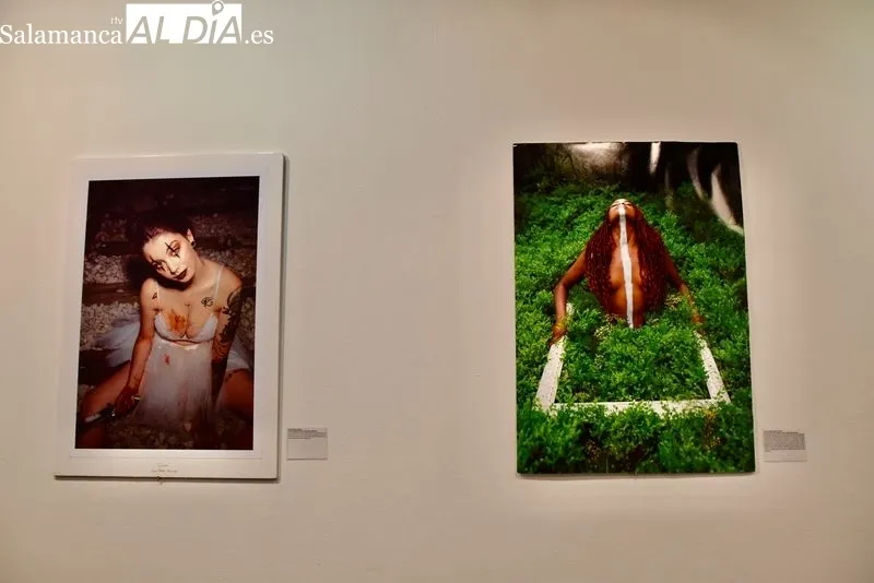 La Sala Unamuno acoge una exposición con los mejores trabajos de la última edición del certamen 'Arte Joven' de Castilla y León. Foto de Vanesa Martins