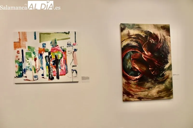 La Sala Unamuno acoge una exposición con los mejores trabajos de la última edición del certamen 'Arte Joven' de Castilla y León. Foto de Vanesa Martins