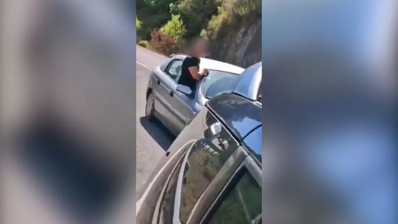 Imágenes de la Guardia Civil de las conducciones temerarias