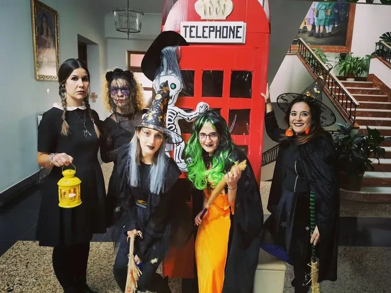 Celebración de Halloween en el colegio Marista Champagnat