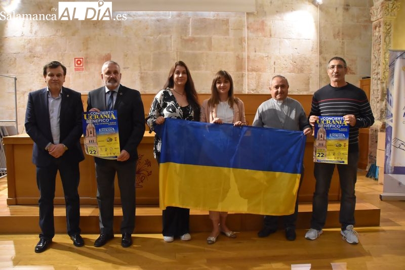 Presentación del concierto solidario a favor de Ucrania. Foto: Vanesa Martins