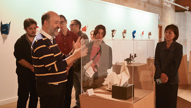 Inauguración de la exposición ‘Origami, el arte del papel plegado’ en el Centro Cultural Hispano-Japonés