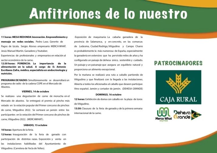 Foto 4 - Vitigudino promociona el sector c&aacute;rnico con la 1&ordf; Semana Internacional de la Carne