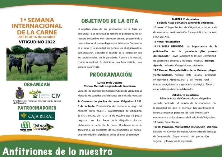 Foto 3 - Vitigudino promociona el sector c&aacute;rnico con la 1&ordf; Semana Internacional de la Carne