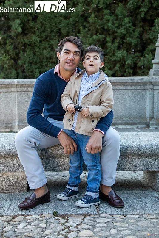 En el centro de la imagen, Domingo López Chaves junto a Pedro; a la izquierda Jesús Iglesias y a la derecha, Manuel Tabernero  |  Fotos: Pablo Angular