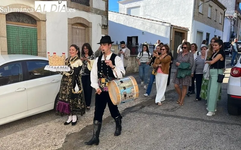 Las Madrinas regresaron a Saucelle para poner un excelente broche a la Feria de la Almendra