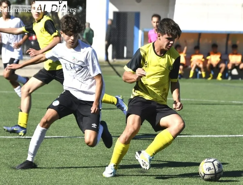 Foto 8 - Los equipos salmantinos disfrutan de una nueva apasionante jornada en el f&uacute;tbol base regional
