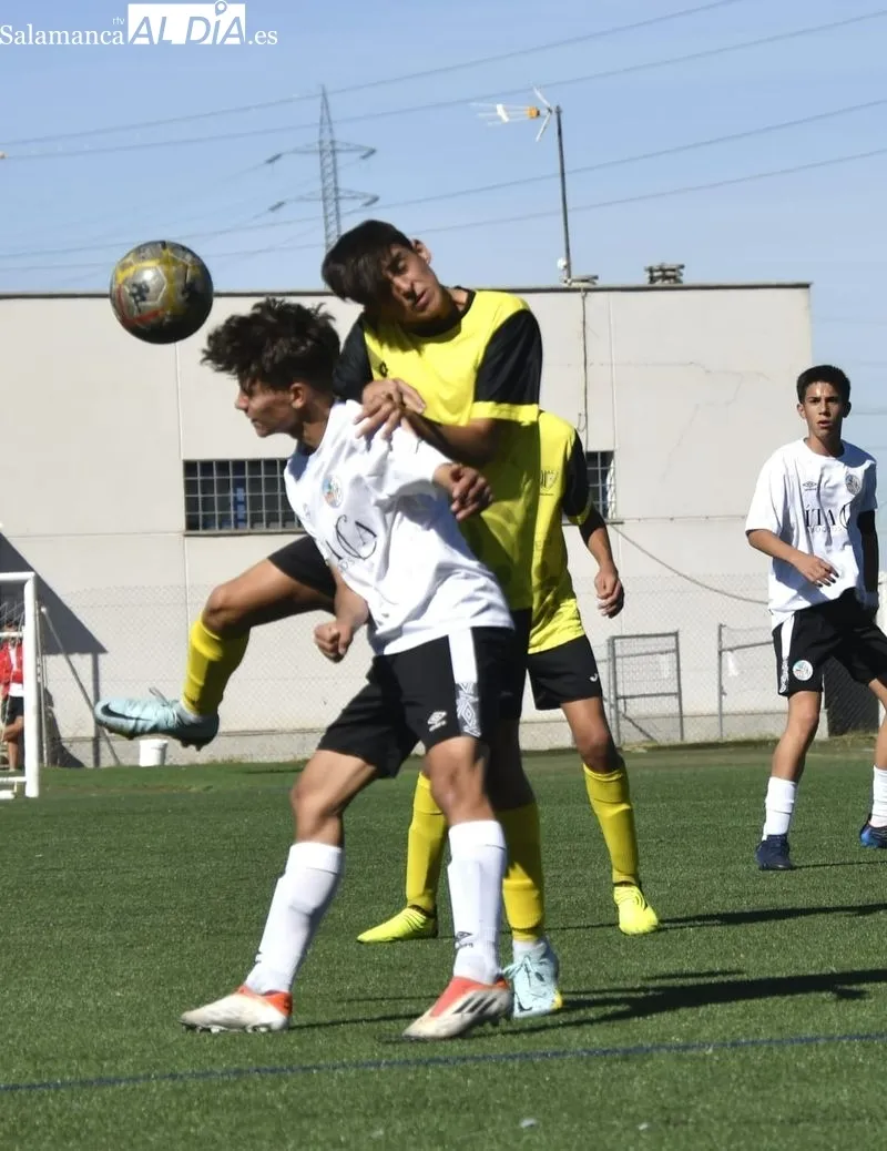 Foto 5 - Los equipos salmantinos disfrutan de una nueva apasionante jornada en el f&uacute;tbol base regional