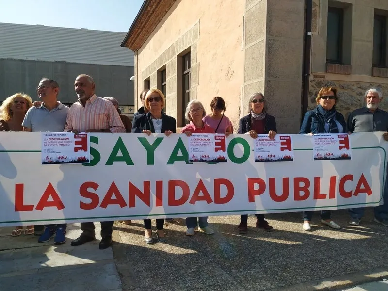 Concentración en la zona de Sayago