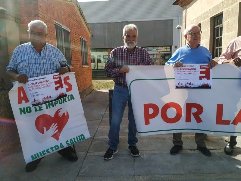 Concentración en la zona de Sayago