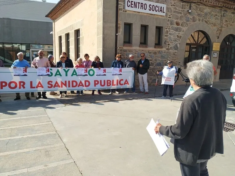 Concentración en la zona de Sayago