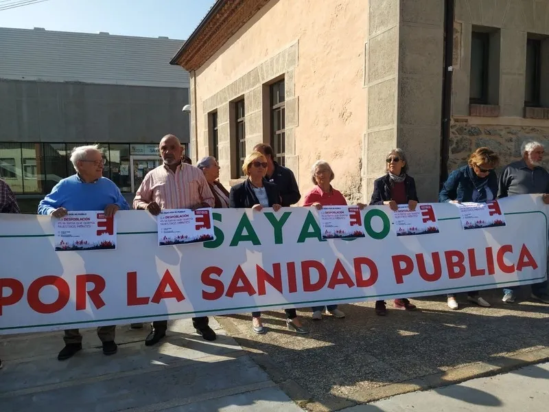 Concentración en la zona de Sayago