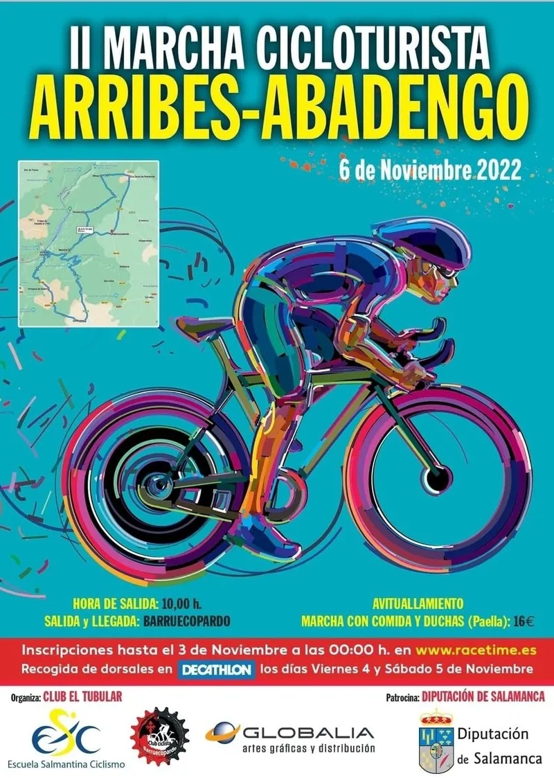 Foto 2 - Todo preparado para la II Marcha Cicloturista Arribes-Abadengo con casi 100 kil&oacute;metros de recorrido