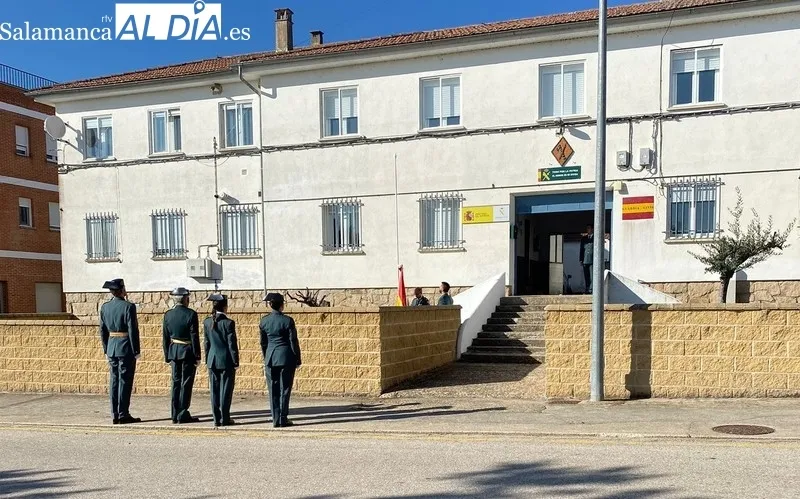 Celebración del dia de la Guardia Civil en Barruecopardo