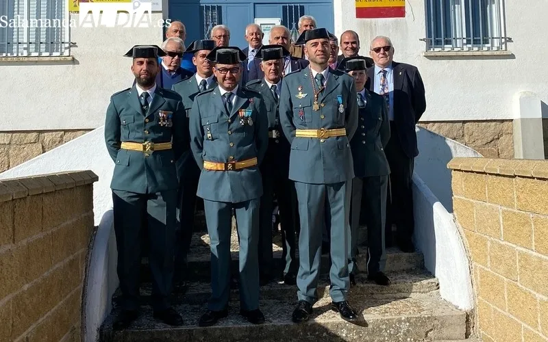Celebración del dia de la Guardia Civil en Barruecopardo