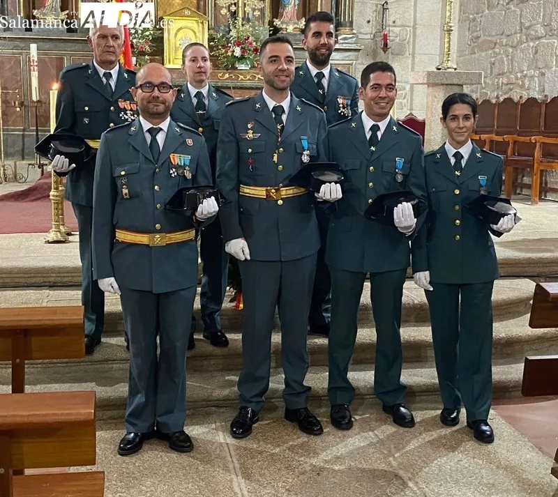 Celebración del dia de la Guardia Civil en Barruecopardo