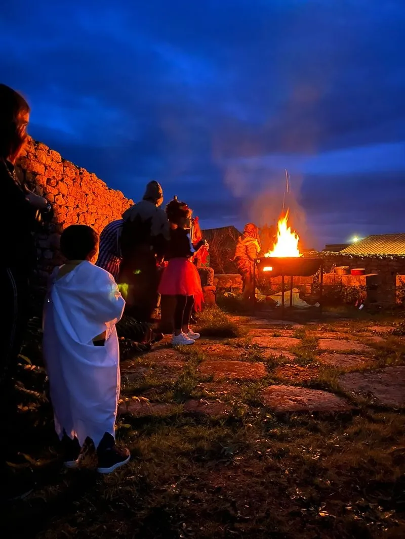 Fiesta del Samaín celta en Yecla de Yeltes 