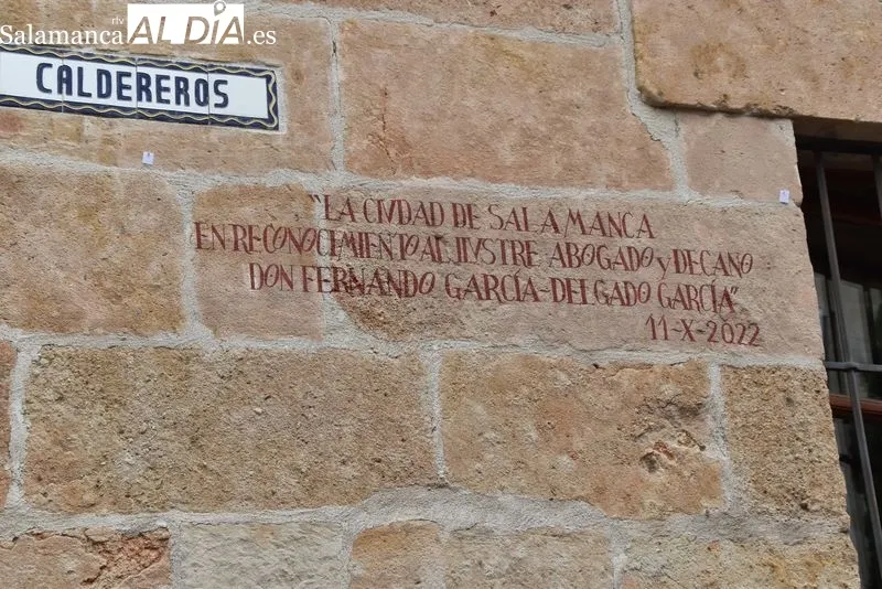 Homenaje al prestigioso letrado Fernando García-Delgado junto al Colegio Oficial de Abogados del que fue decano. Foto de Vanesa Martins