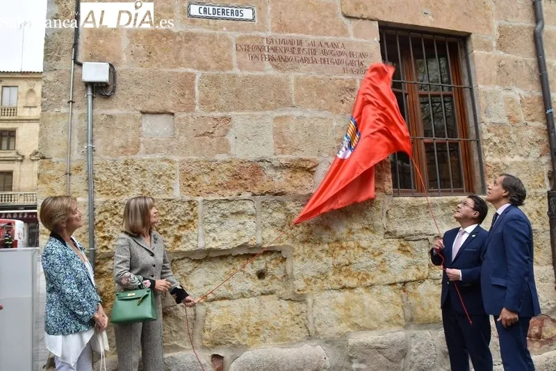 Homenaje al prestigioso letrado Fernando García-Delgado junto al Colegio Oficial de Abogados del que fue decano. Foto de Vanesa Martins