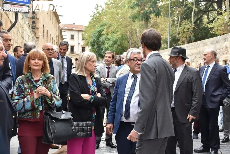 Homenaje al prestigioso letrado Fernando García-Delgado junto al Colegio Oficial de Abogados del que fue decano. Foto de Vanesa Martins