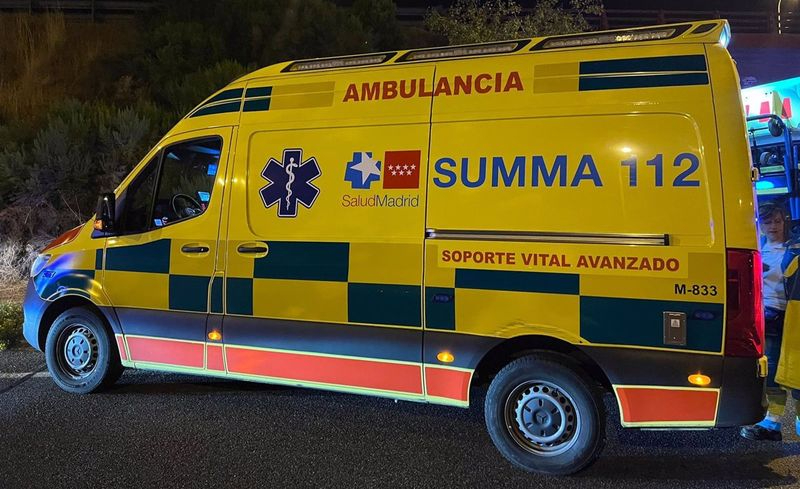 Ambulancia del Summa 112. Foto de EMERGENCIAS 112 COMUNIDAD DE MADRID