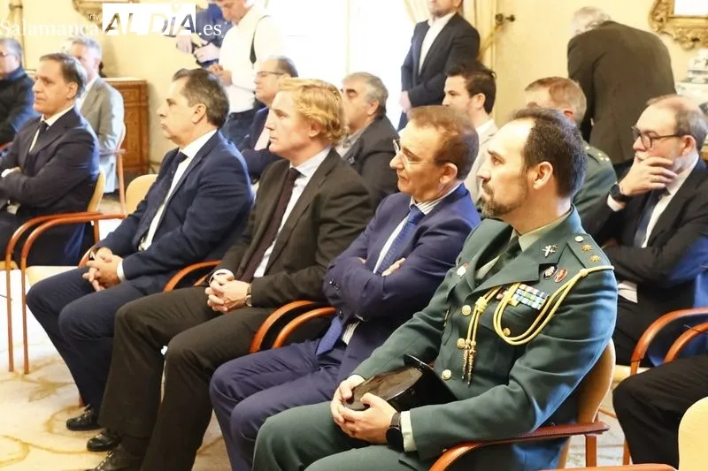 Entrega, en el Ayuntamiento de Salamanca, de los premios concedidos por la Asociación de Ingenieros de Tráfico y Movilidad y el Foro de Movilidad Inteligente. Foto de David Sañudo