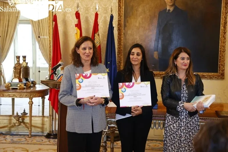 Entrega de los premios del programa de Fomento del Talento que han recibido profesores del colegio Montessori. Foto de David Sañudo