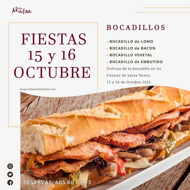 Foto 4 - Gran variedad de bocadillos y un men&uacute; festivo en el Restaurante Do&ntilde;a Matea