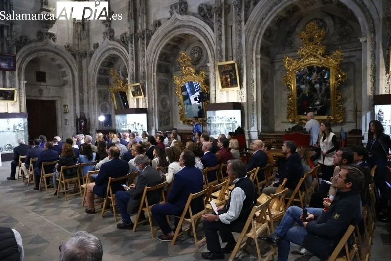 Inauguración en la Catedral de Salamanca de la exposición 'The Mystery Man'