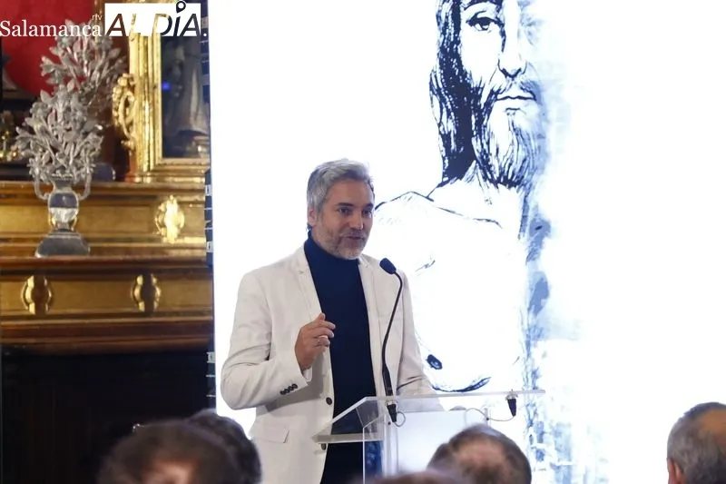 Inauguración en la Catedral de Salamanca de la exposición 'The Mystery Man'