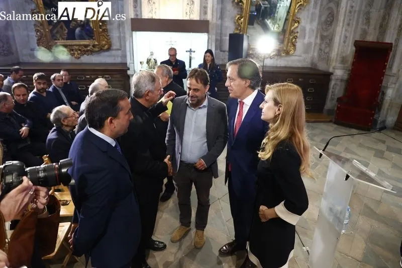 Inauguración en la Catedral de Salamanca de la exposición 'The Mystery Man'
