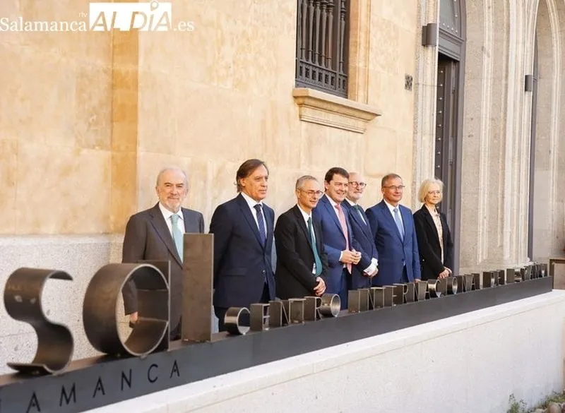 Inauguración del Centro Internacional del Español, en la plaza de los Bandos, el 14 de octubre de 2022. Foto de David Sañudo
