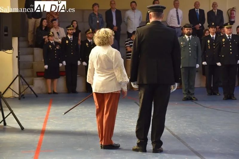 Día de la Policía en Salamanca, celebrado en el polideportivo de las dependencias policiales sitas en calle Jardines. Foto de Vanesa Martins
