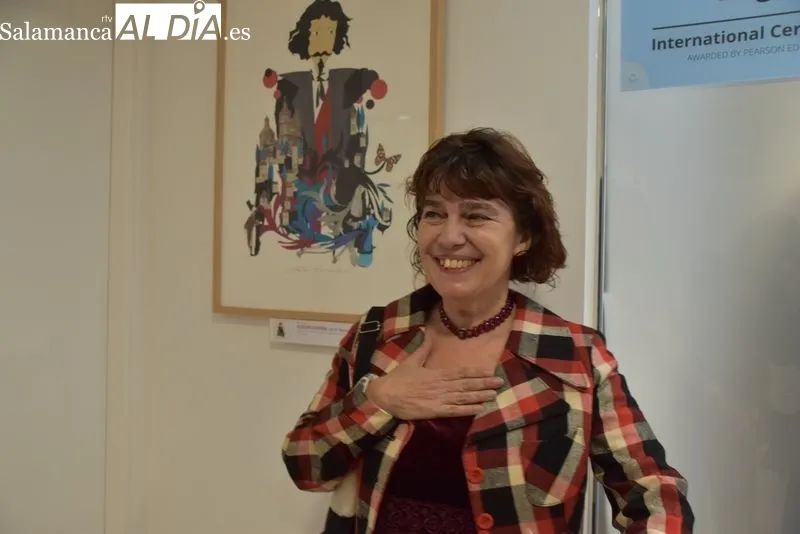 Violeta Monreal acerca a personajes ilustres de la ciudad con su exposición 'Salamanca, arquitectura y pensamiento' | Fotos: Vanesa Martins