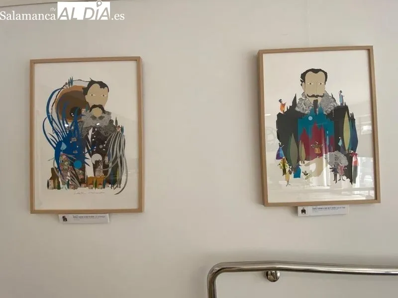 Violeta Monreal acerca a personajes ilustres de la ciudad con su exposición 'Salamanca, arquitectura y pensamiento' | Fotos: Vanesa Martins