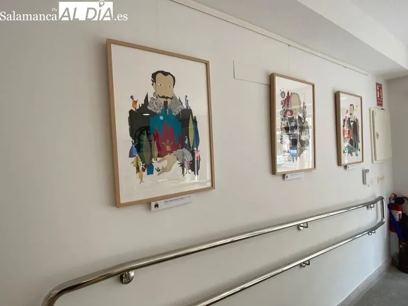 Violeta Monreal acerca a personajes ilustres de la ciudad con su exposición 'Salamanca, arquitectura y pensamiento' | Fotos: Vanesa Martins