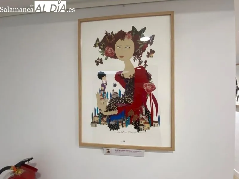 Violeta Monreal acerca a personajes ilustres de la ciudad con su exposición 'Salamanca, arquitectura y pensamiento' | Fotos: Vanesa Martins