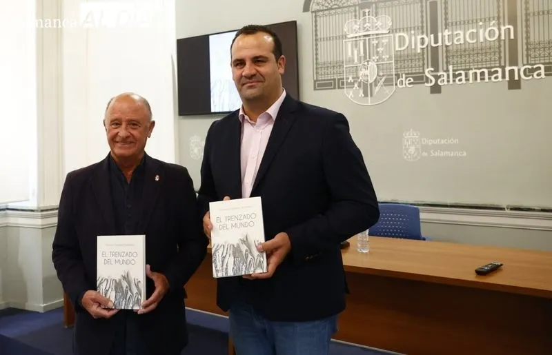 Presentación del libro 'El trenzado del mundo', de Francisco Aguadero, en la Diputación. Foto de David Sañudo