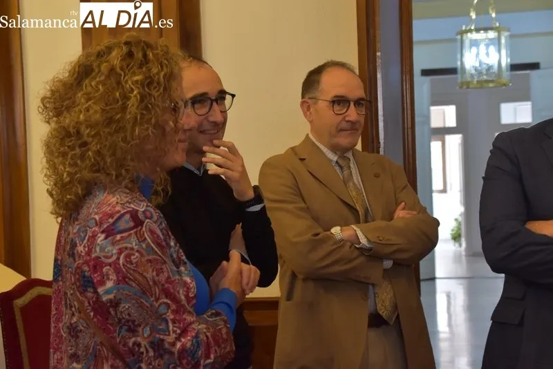 Homenaje en la Subdelegación del Gobierno a Antonio Cepas López, gobernador civil de Salamanca cuando se produjo el golpe de estado de 1936