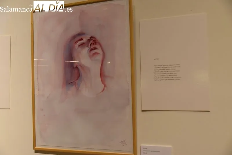 Inauguración de la exposición 'El poeta era él. Lienzos de Almudena Timón sobre poemas de Aníbal Núñez'. 