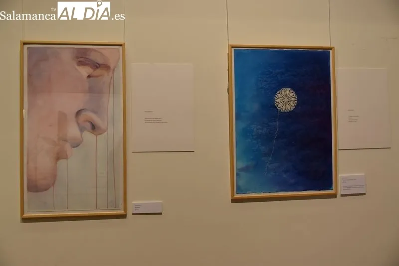 Inauguración de la exposición 'El poeta era él. Lienzos de Almudena Timón sobre poemas de Aníbal Núñez'. 
