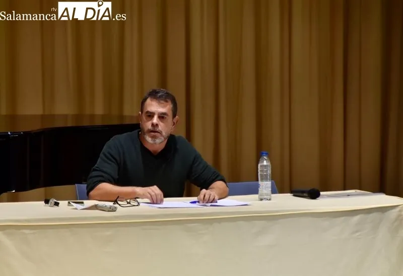 Íñigo Ongay, durante su ponencia