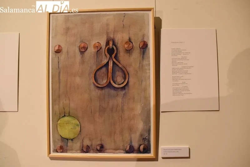 Inauguración de la exposición 'El poeta era él. Lienzos de Almudena Timón sobre poemas de Aníbal Núñez'. 