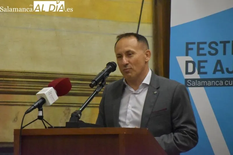 Inauguración del Festival de Ajedrez en el Colegio Arzobispo Fonseca. 