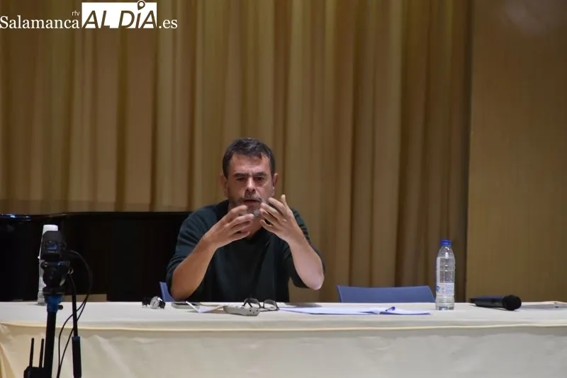Íñigo Ongay, durante su ponencia