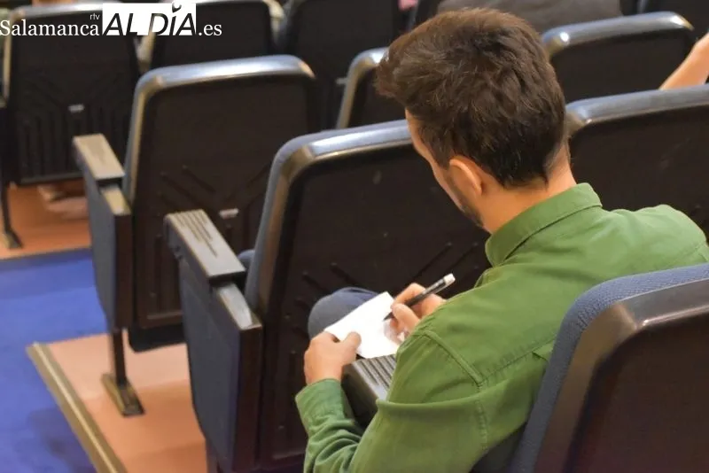 Íñigo Ongay, durante su ponencia