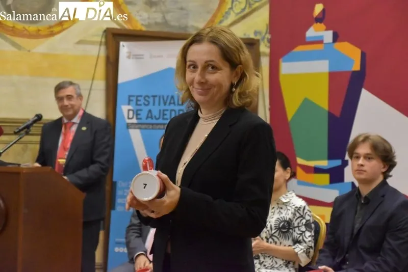 Inauguración del Festival de Ajedrez en el Colegio Arzobispo Fonseca. 