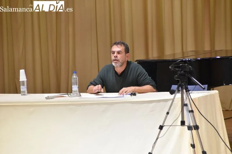 Íñigo Ongay, durante su ponencia